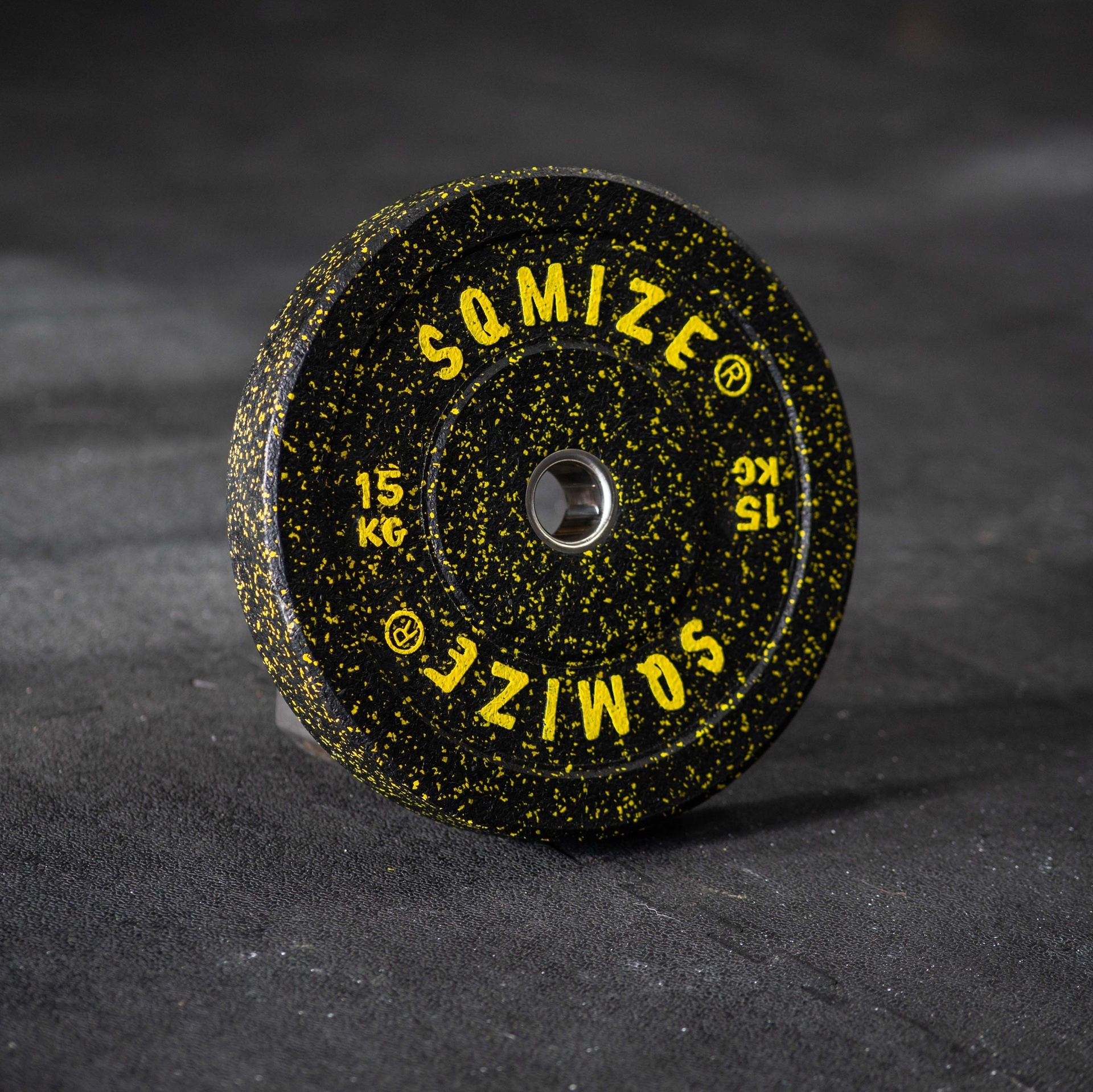 High-Tempered Bumper Plate SQMIZE® CRBP-C15 Training Color, 15 kg