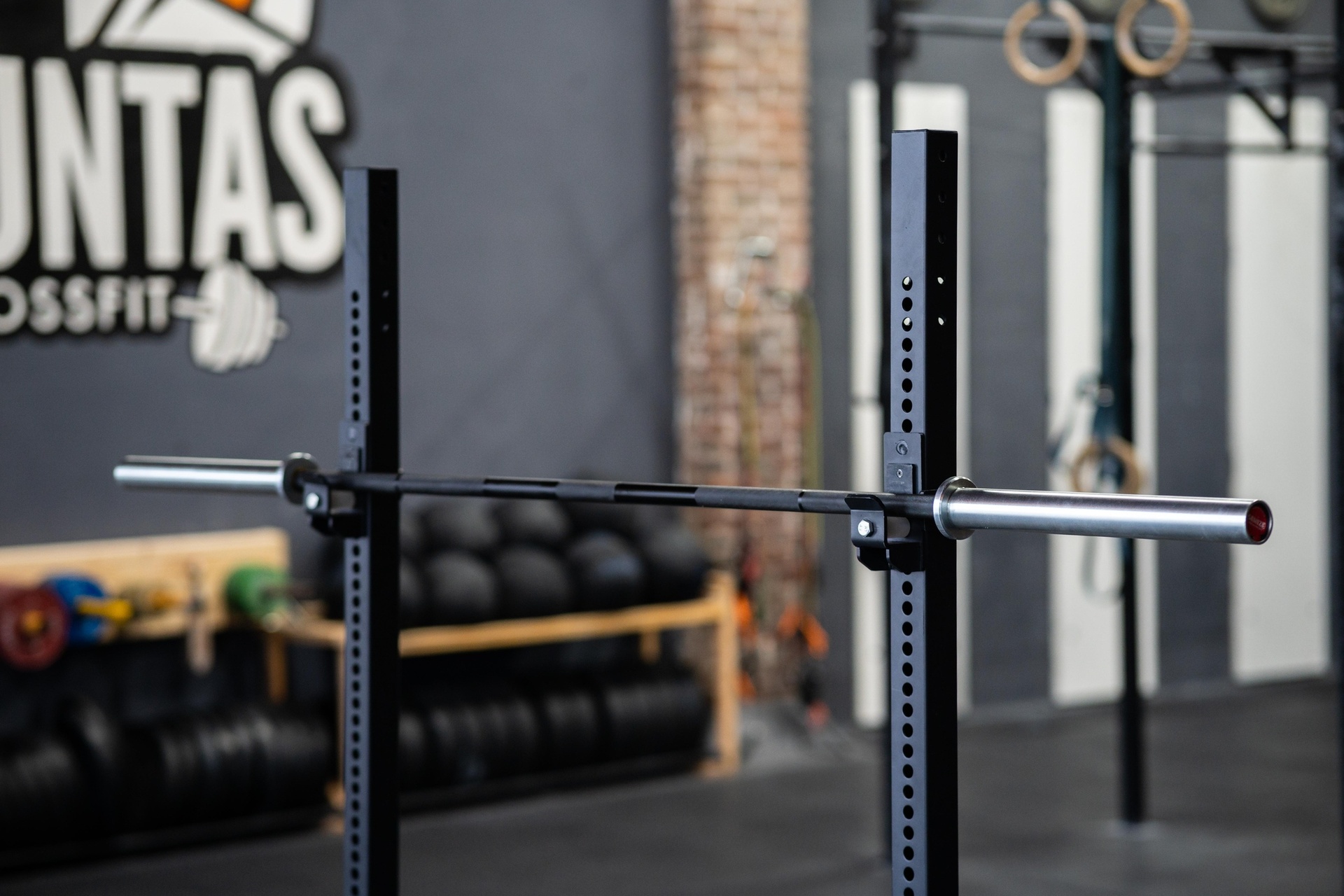Black Bison Powerlifting Bar SQMIZE® OB86PLm-KDK POWER PACK Ceramic Black-Onyx