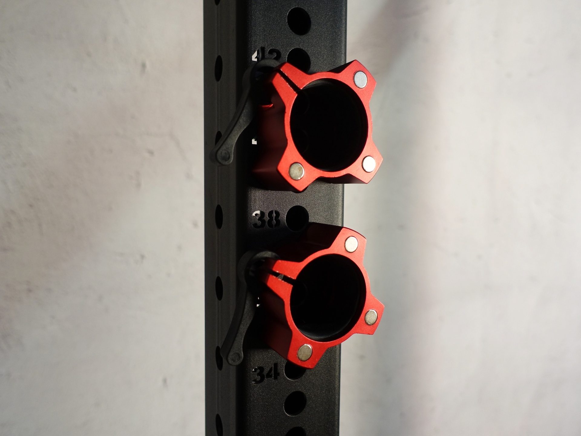 Premium Hantelverschluss 50 mm SQMIZE® OC14 Alu Magnetic Red