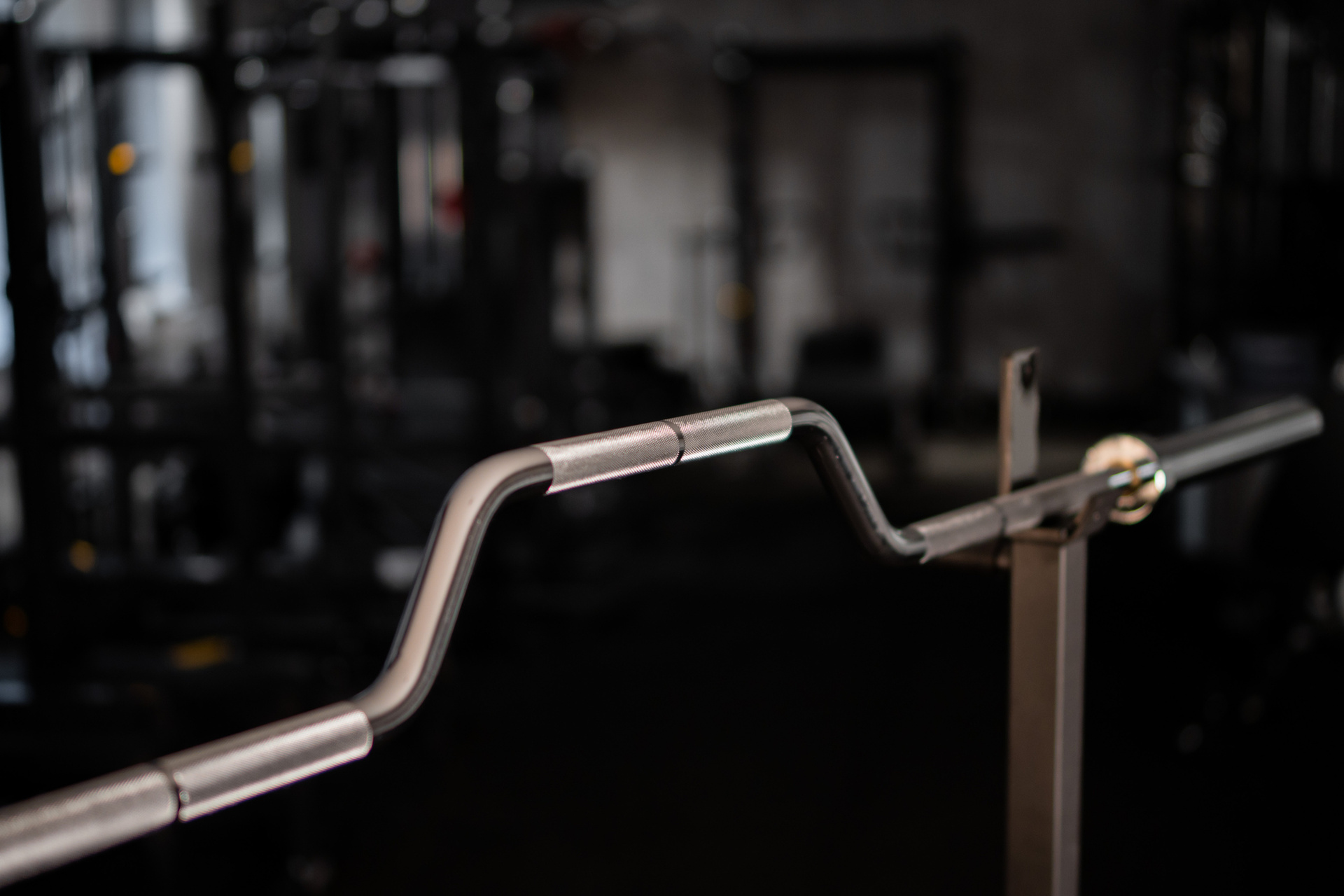Olympia Cambered Bench and Row Press Bar SQMIZE® OB86CB-R+