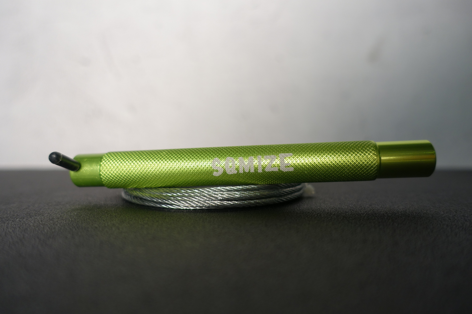 Heavy Jump Rope SQMIZE® SRS Training Stainless Steel, Monster Green