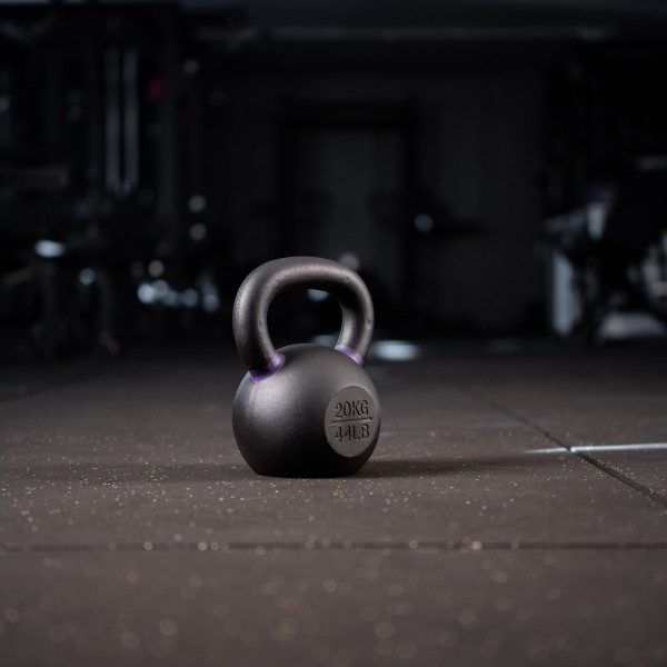Black Kettlebell Profi Set SQMIZE® BFK140, 140 kg farbcodiert