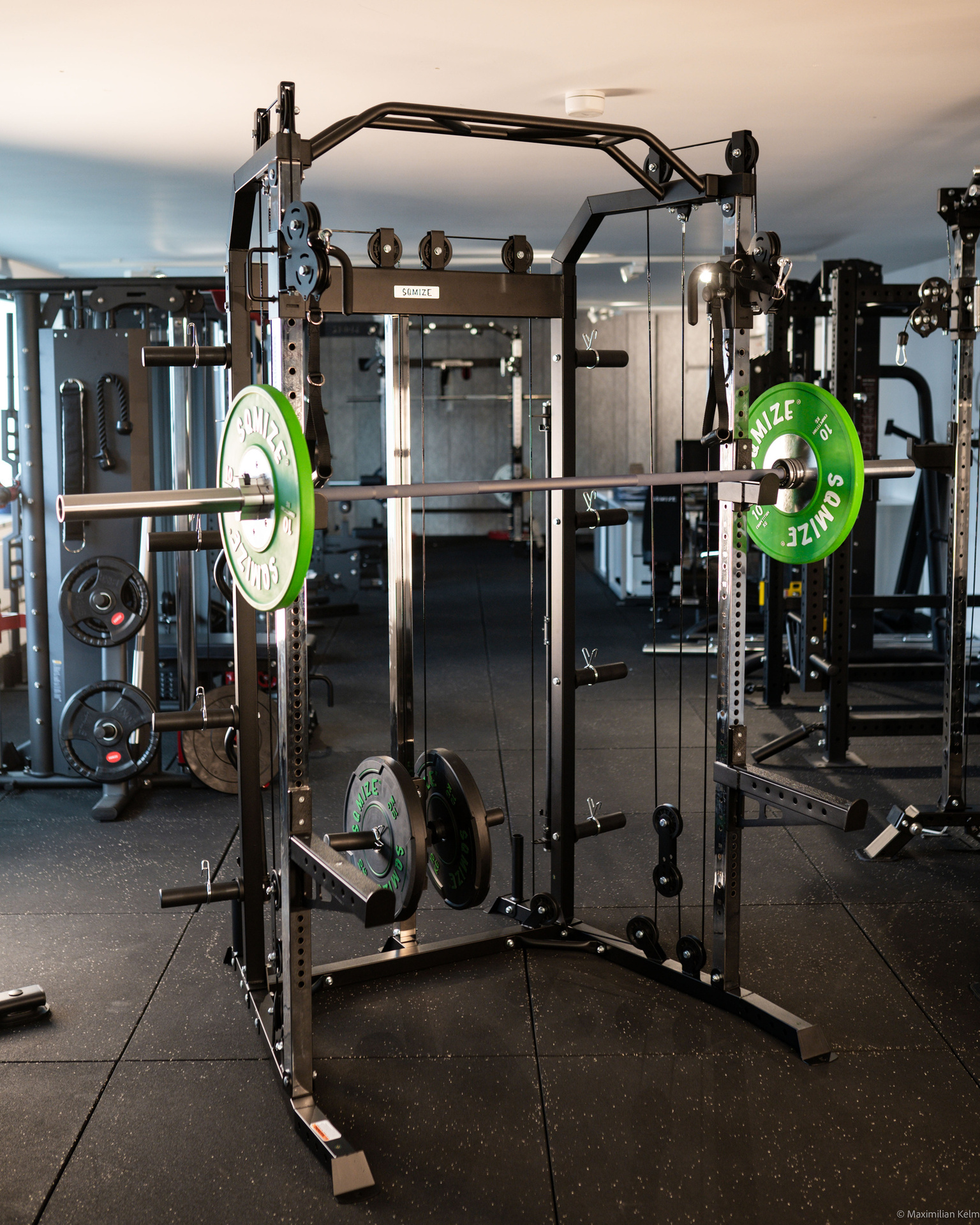 Power Gym Center SQMIZE® POWER PACK R771, Kabelzugstation & Power Rack