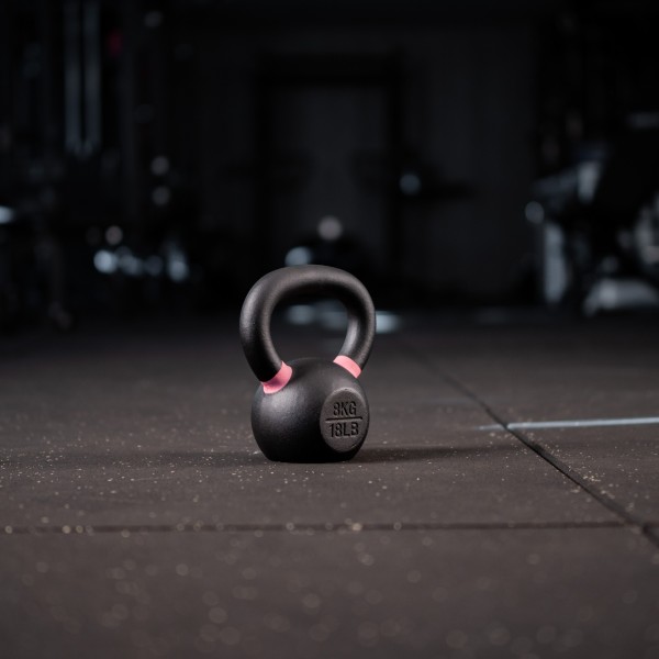 Black Kettlebell Profi Set SQMIZE® BFK140, 140 kg farbcodiert