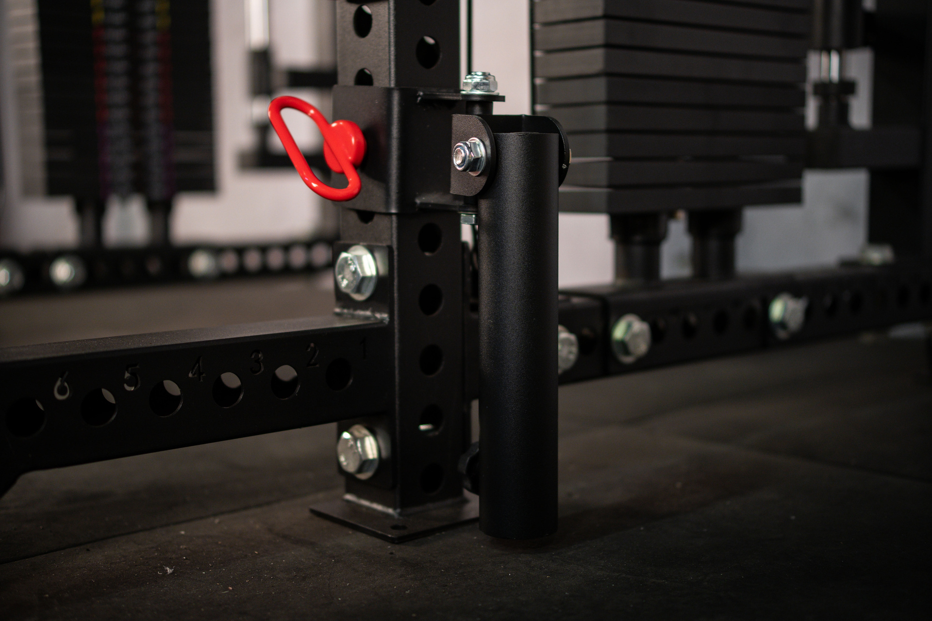 Tri-Power Gym SQMIZE® ELITE CLUB SQ-S955-90, Kabelzugstation, Multipresse & Half Rack, Höhe 238 cm