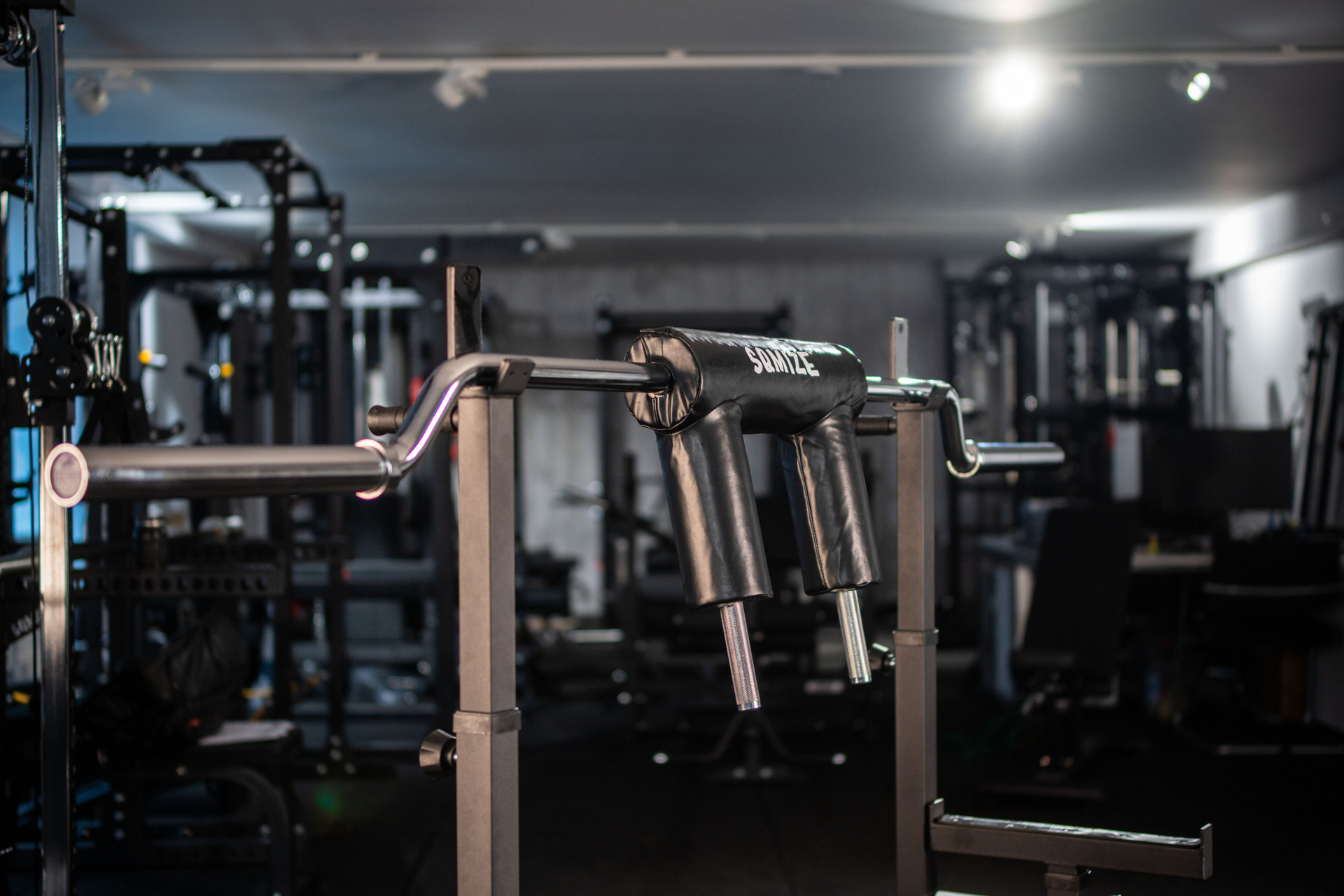 Olympia Safety Squat Bar SQMIZE® OBSB ELITE Q91, Frontgriffe Stahl