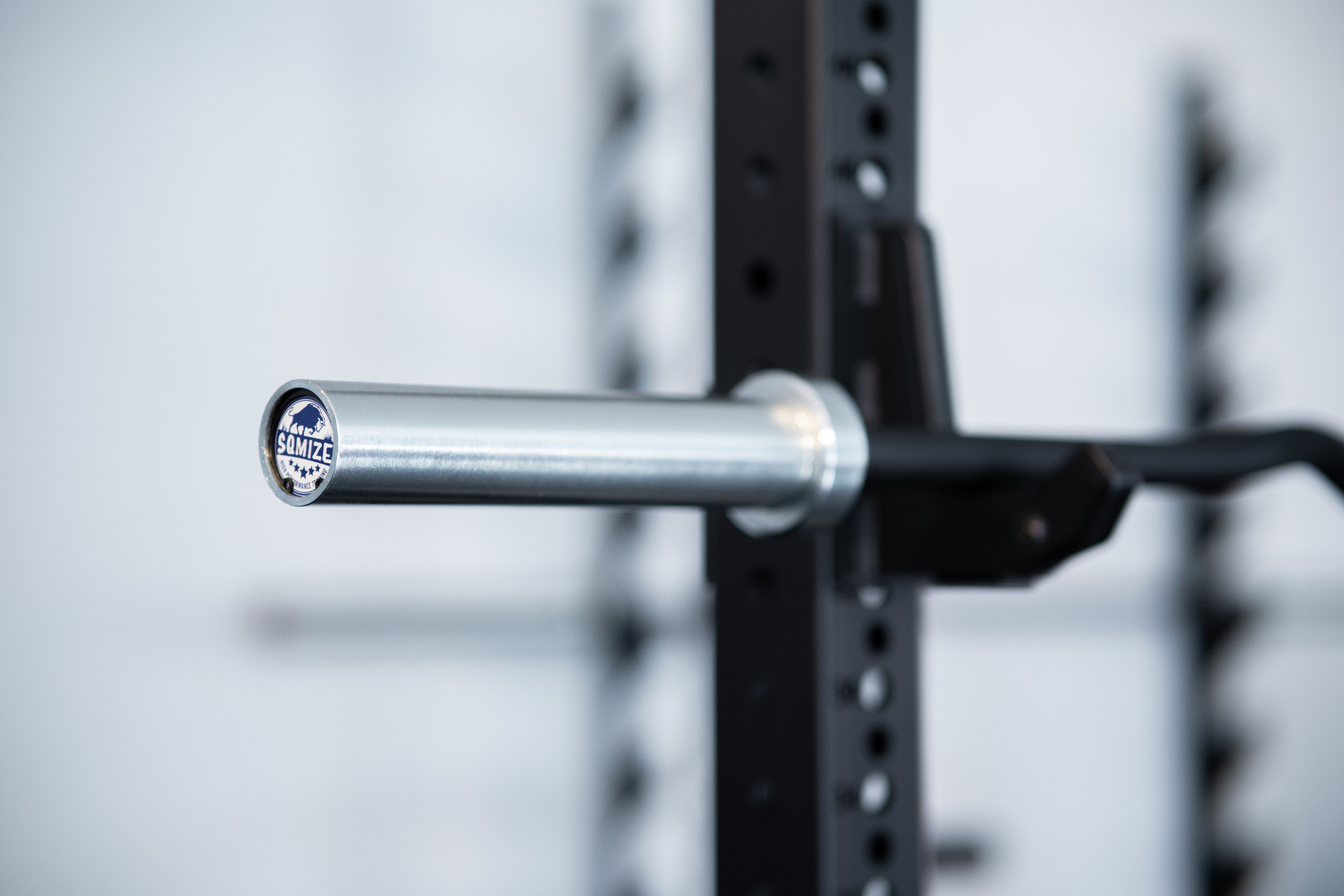 SQMIZE® Olympia Rackable Curl Bar OB75 Ceramic Black Edition, Länge 191 cm