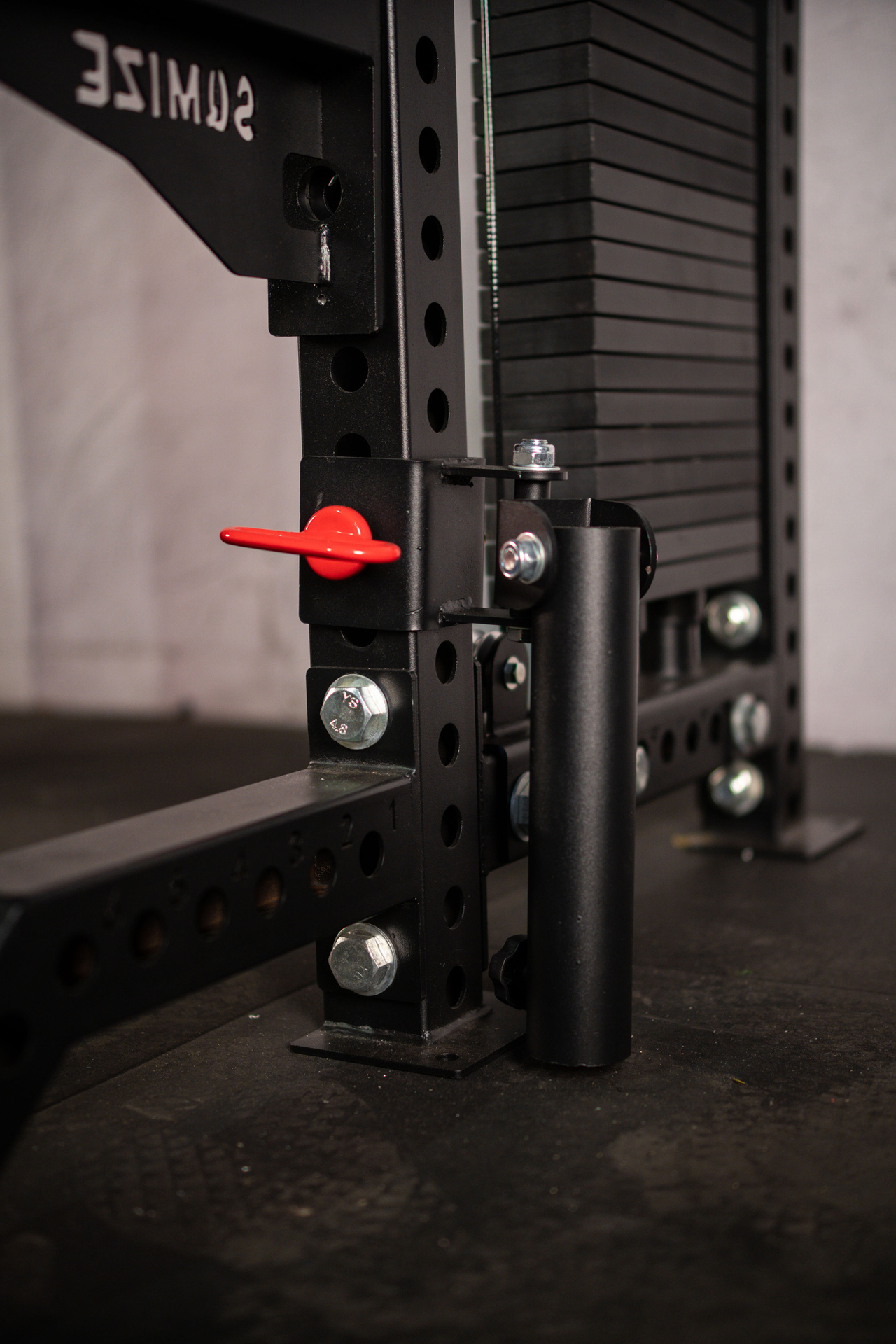 Twin-Power Gym SQMIZE® ELITE CLUB SQ-S855-90, Kabelzugstation & Half Rack, Höhe 215 cm, Price Special