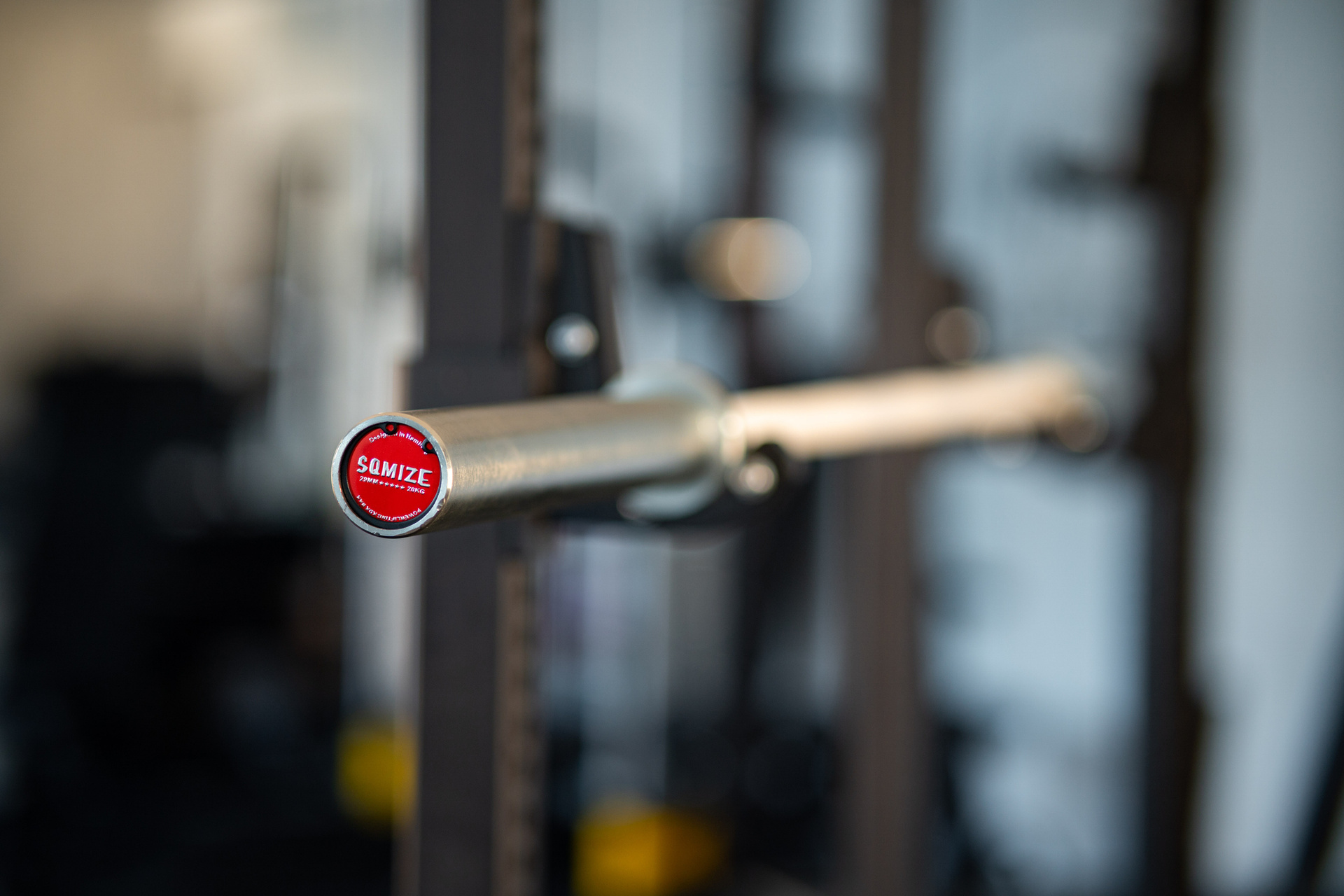 SQMIZE® PREMIUM BISON Powerlifting Bar Manufaktur Edition Stormtrooper White