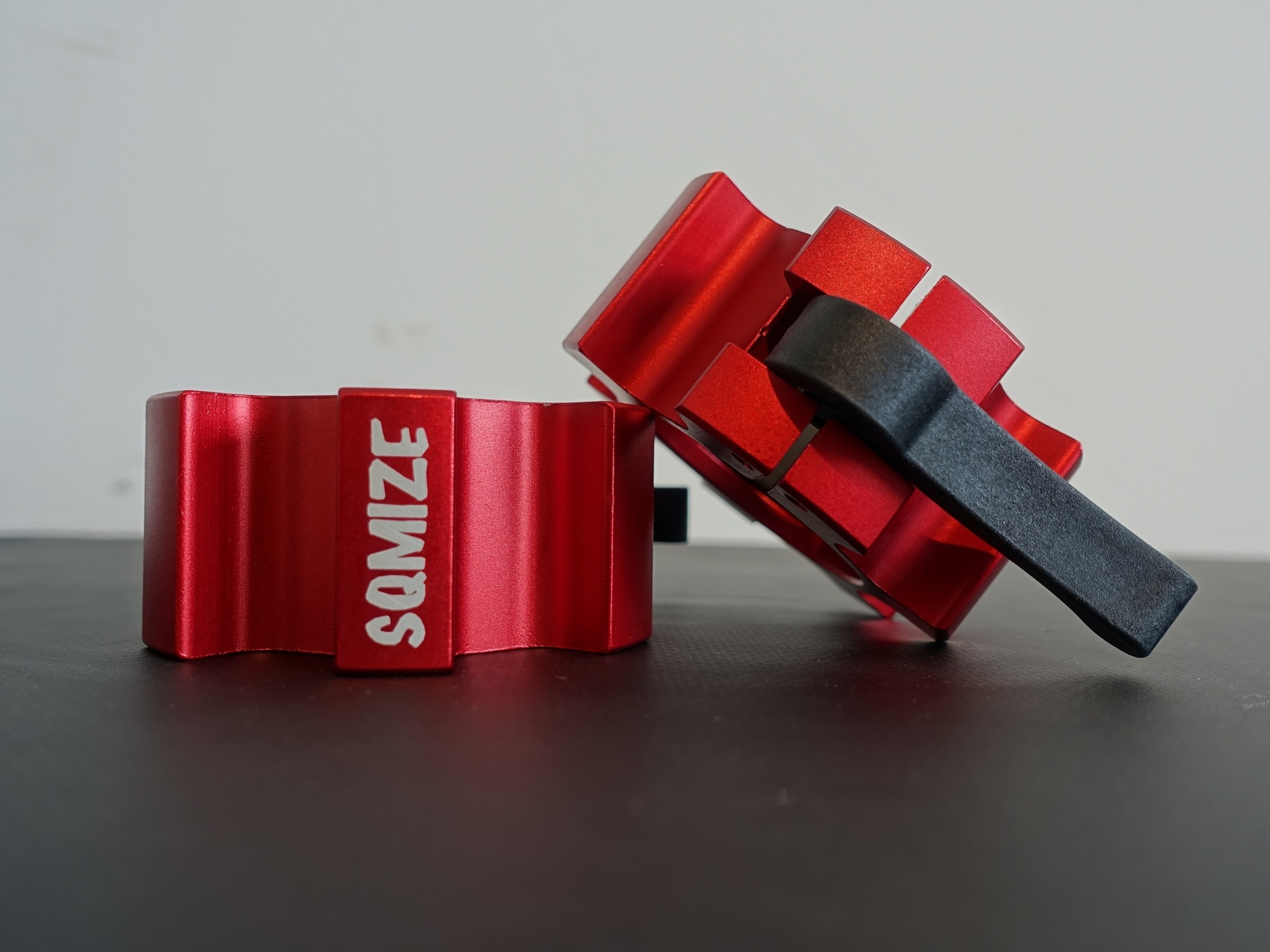 Hantelverschluss 50 mm SQMIZE® OC12 Alu Red