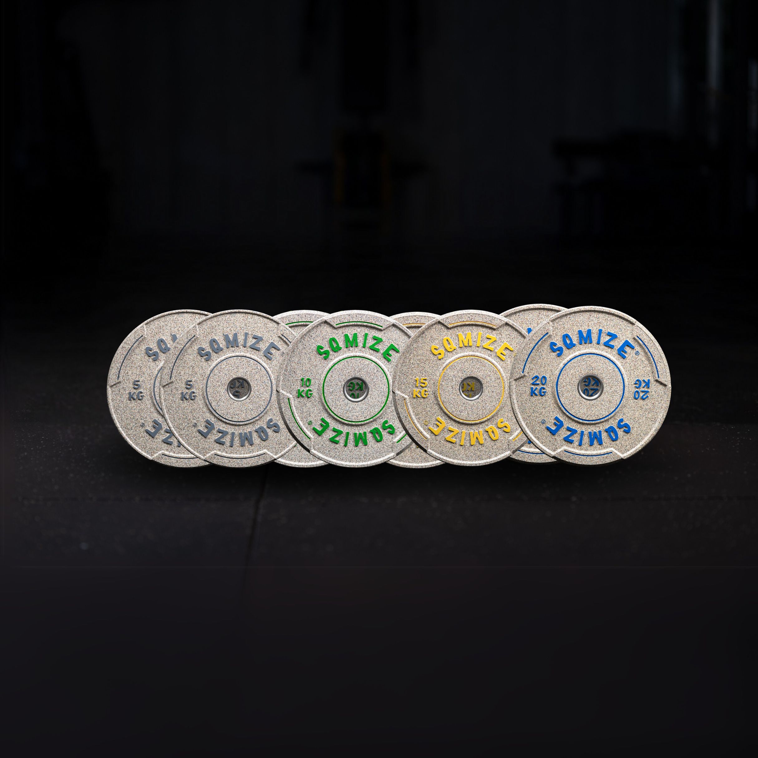 Premium Bison High-Tempered Bumper Plate SQMIZE® V-CRNW100, 100 kg