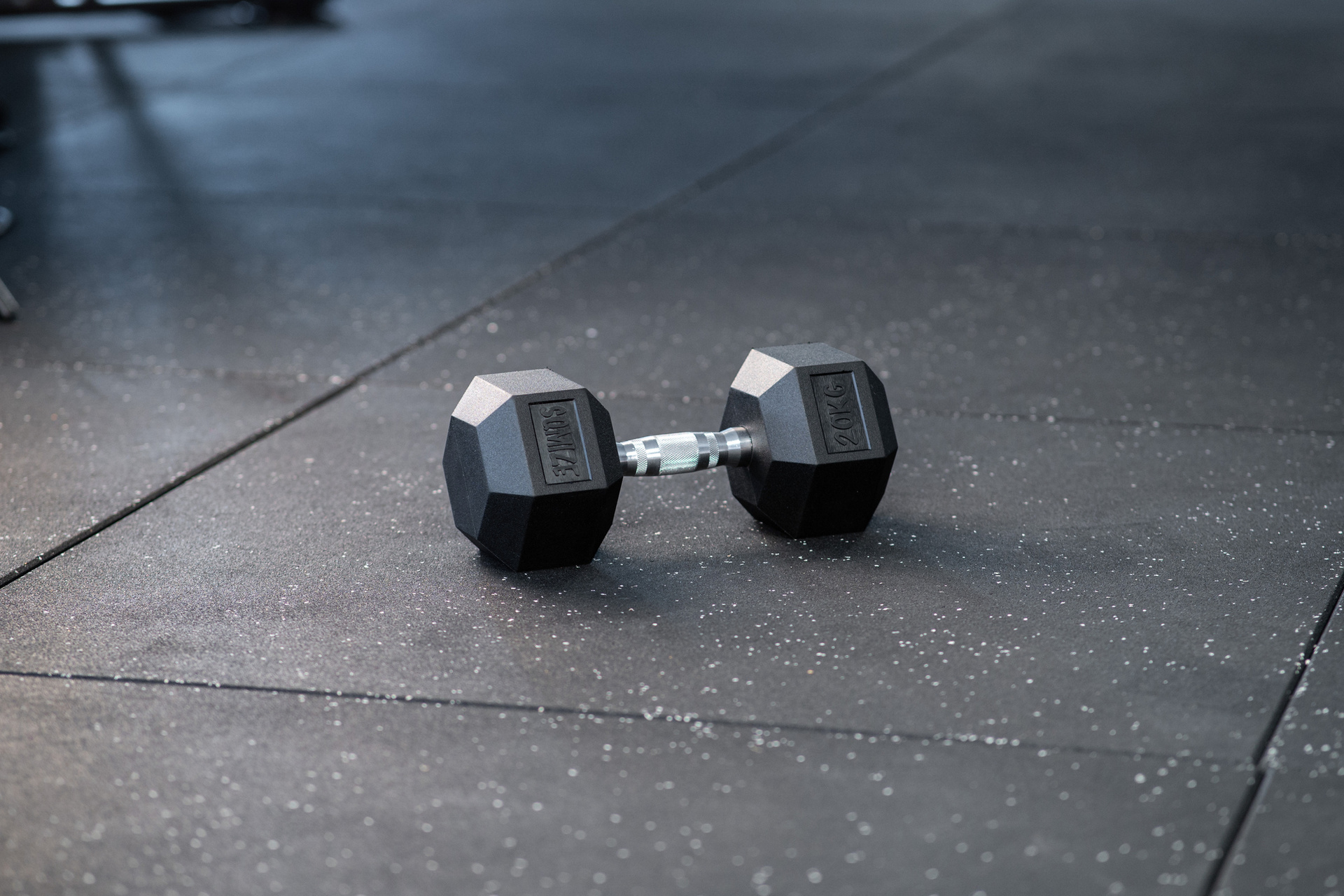 Hex Dumbbell SQMIZE® HDBR20 gummiert, 20kg