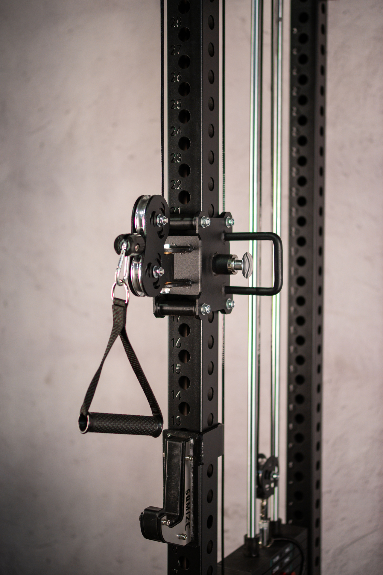 Twin-Power Gym SQMIZE® ELITE CLUB SQ-S855-90, Kabelzugstation & Half Rack, Höhe 215 cm, Price Special