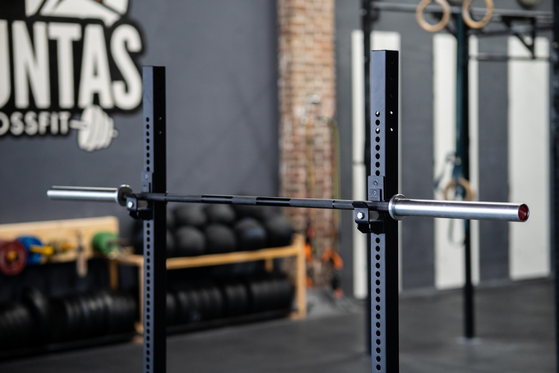 Black Bison Powerlifting Bar SQMIZE® OB86PLm-KDK POWER PACK Ceramic Black-Onyx