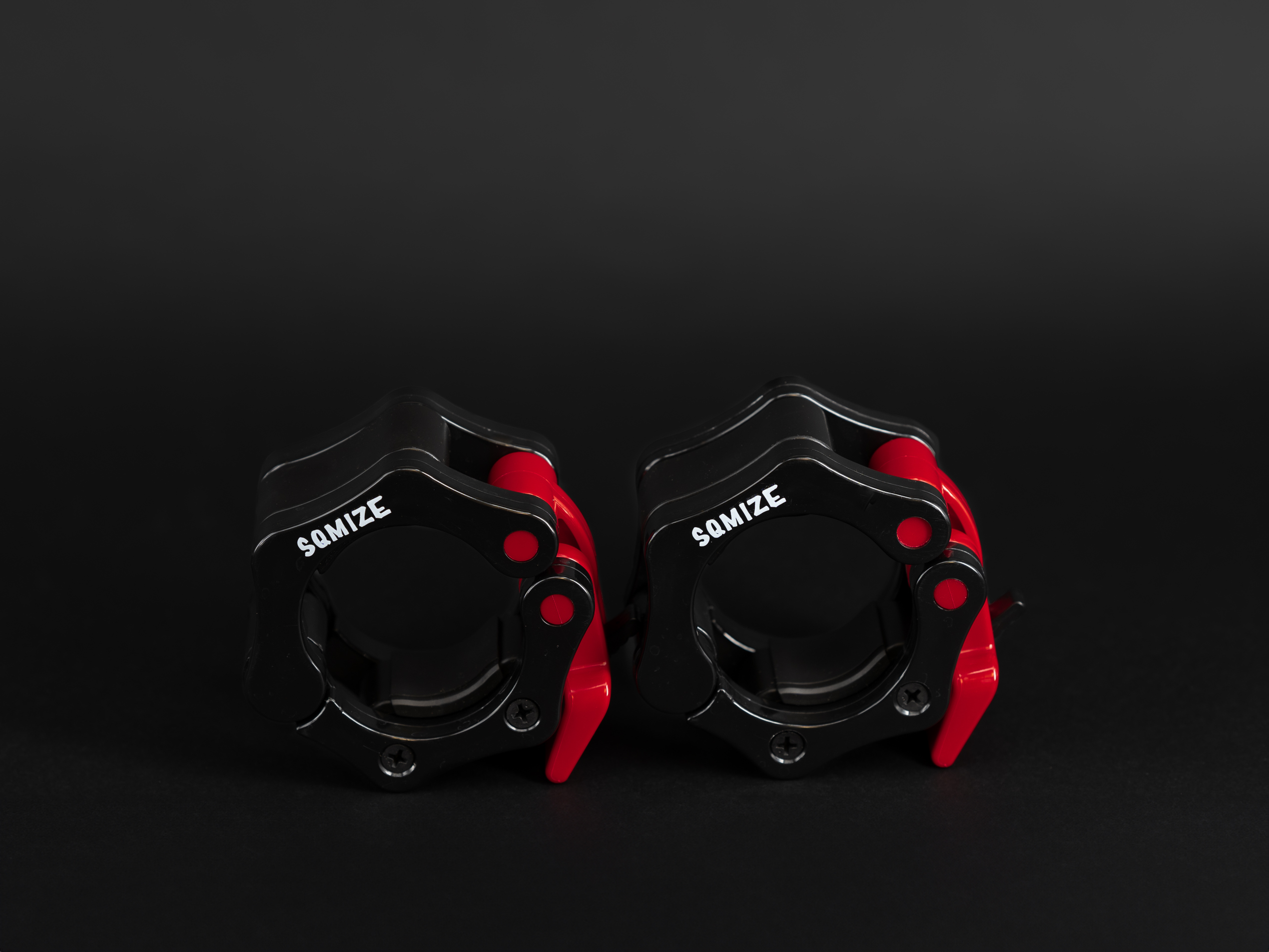Hantelverschluss 50 mm SQMIZE® OC10 Black-Red