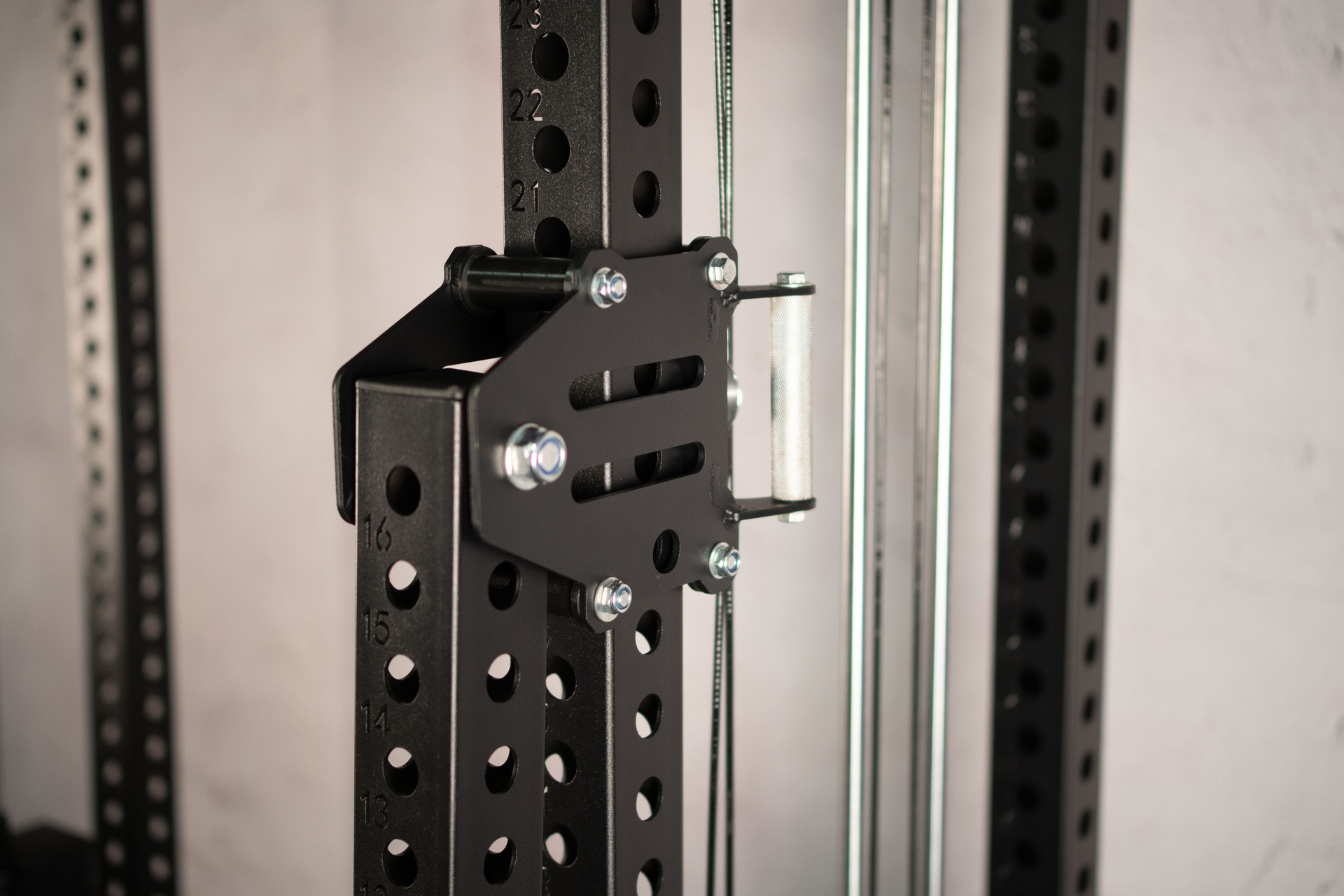 Twin-Power Gym SQMIZE® ELITE CLUB SQ-S855-90, Kabelzugstation & Half Rack, Höhe 215 cm, Price Special