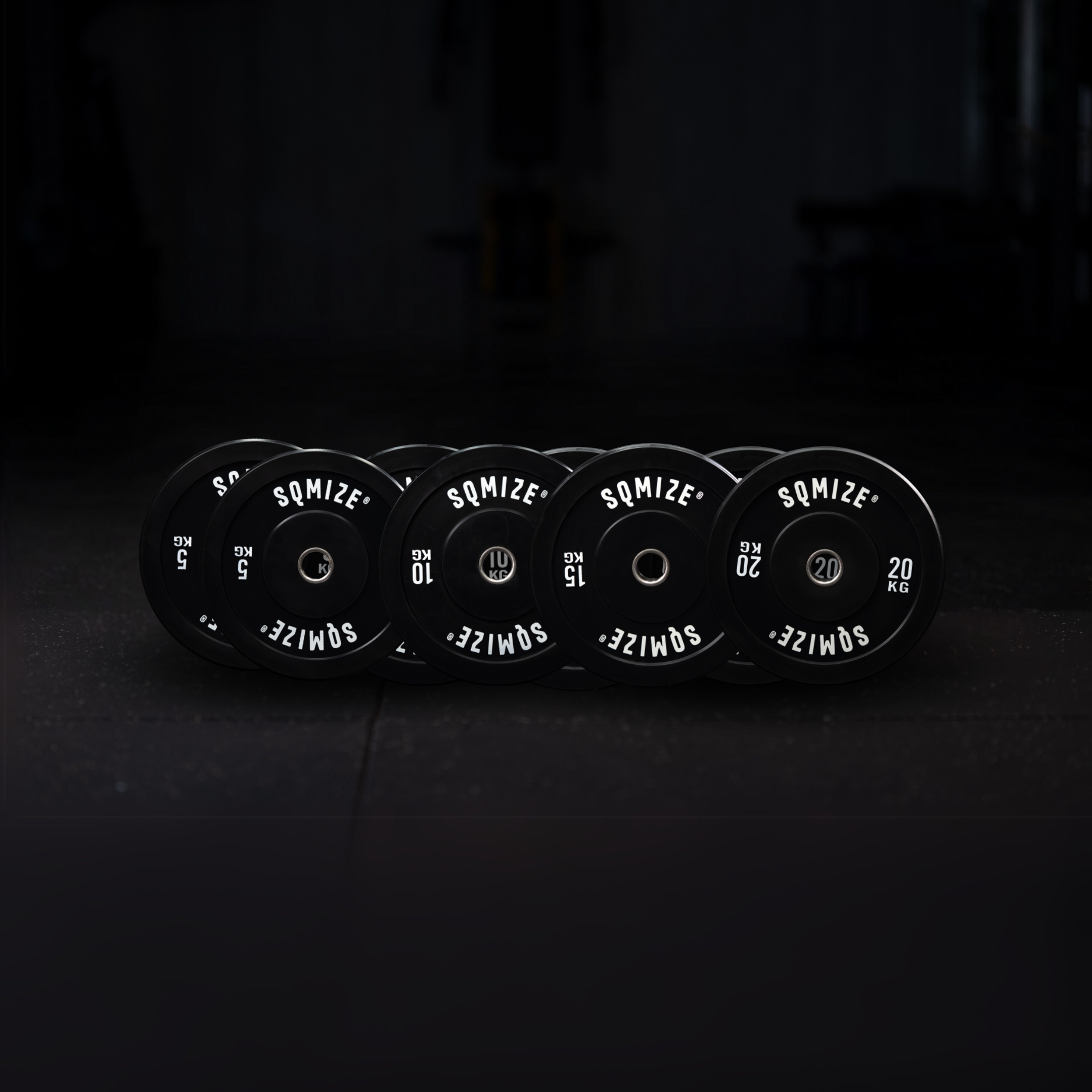 Bumper Plate Professional Series SQMIZE® BBP-XS100 Set, 100 kg