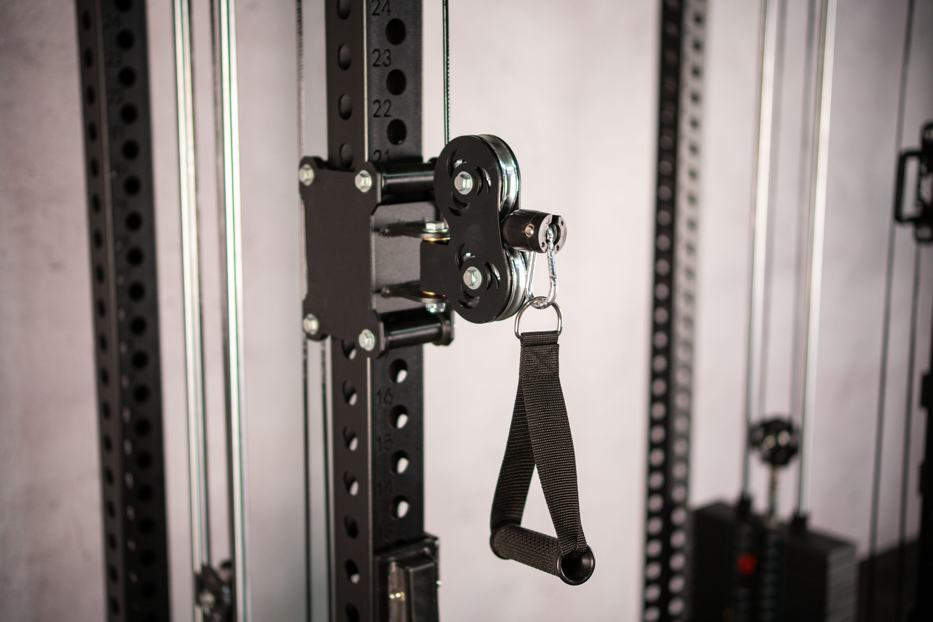 Twin-Power Gym SQMIZE® ELITE CLUB SQ-S855-90, Kabelzugstation & Half Rack, Höhe 215 cm, Price Special