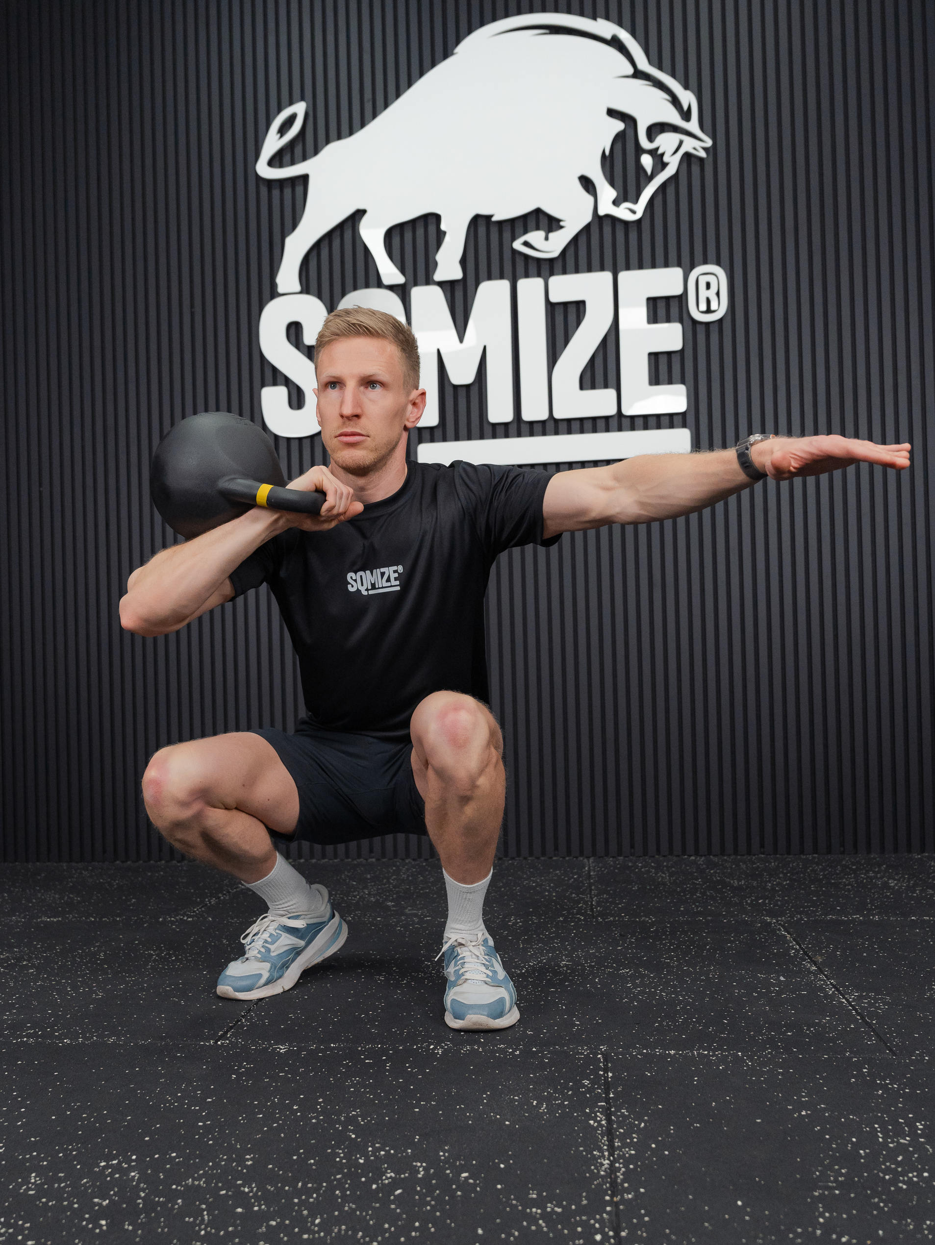Black Competition Kettlebell SQMIZE® BCK20, 20 kg