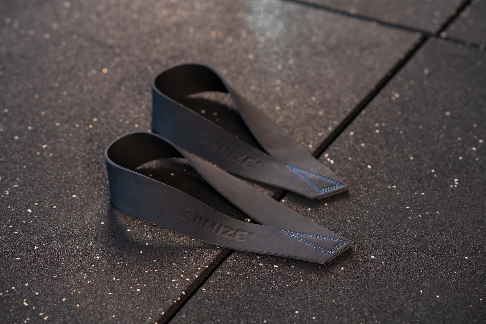 Olympic Lifting Straps SQMIZE® LS511 Leather black