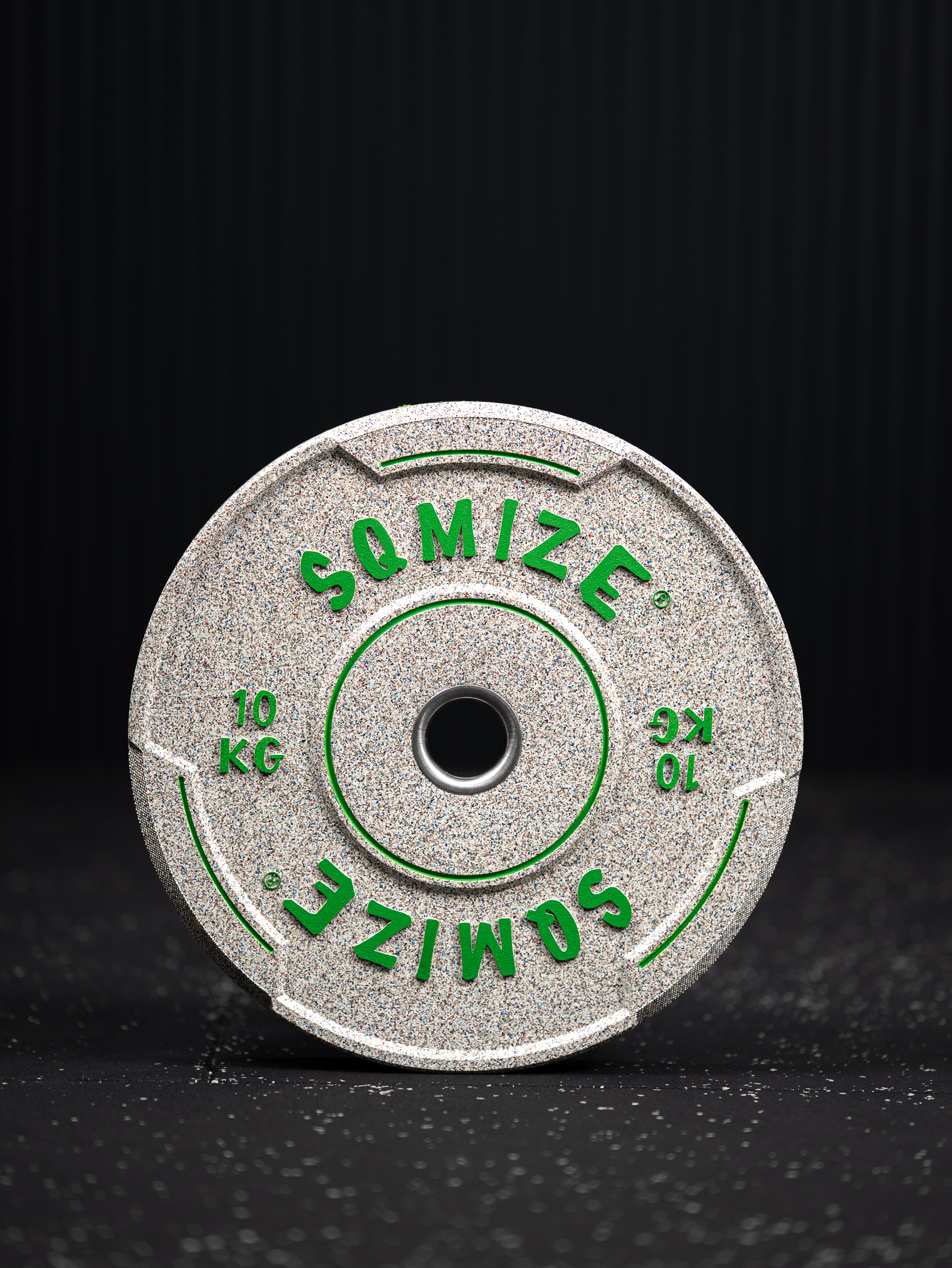 Premium Bison High-Tempered Bumper Plate SQMIZE® V-CRNW10, 10 kg